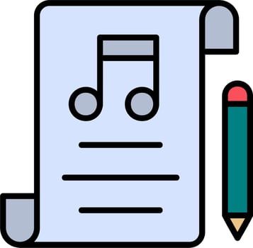 Music Composing Vector Icon