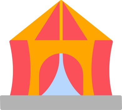 Circus Tent Vector Icon