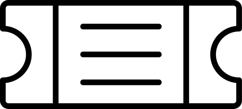 Ticket Vector Icon