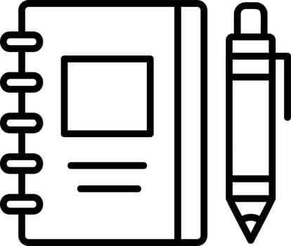 Sketchbook Vector Icon