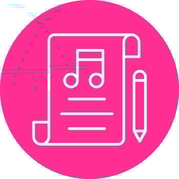 Music Composing Vector Icon