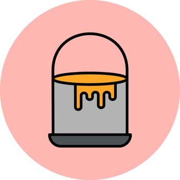 Paint Bucket Vector Icon