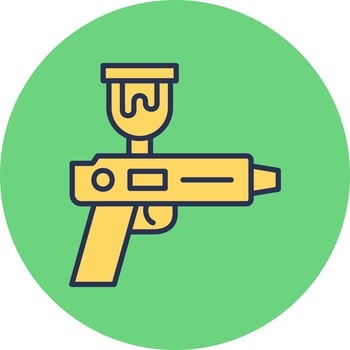 Spray Gun Vector Icon
