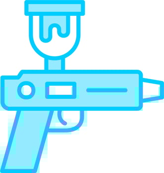 Spray Gun Vector Icon
