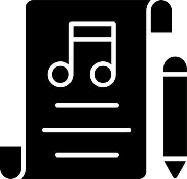 Music Composing Vector Icon