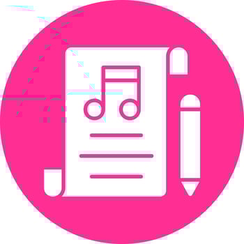 Music Composing Vector Icon
