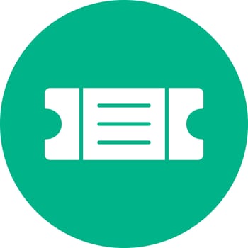 Ticket Vector Icon