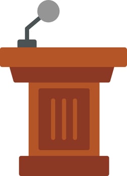 Podium Vector Icon