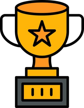 Trophy Cup Vector Icon