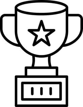 Trophy Cup Vector Icon
