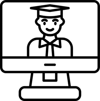 Online Learning Vector Icon