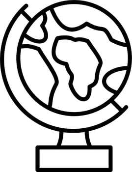 Earth Globe Vector Icon