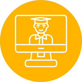 Online Learning Vector Icon
