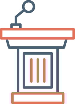 Podium Vector Icon
