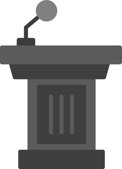 Podium Vector Icon