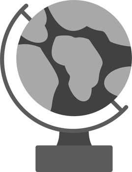 Earth Globe Vector Icon