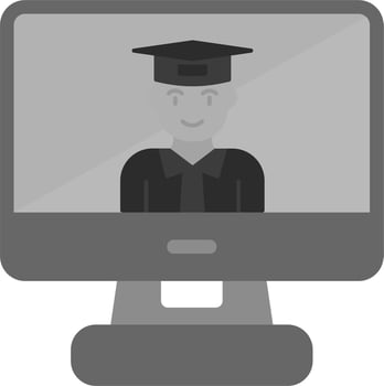 Online Learning Vector Icon