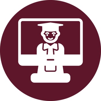 Online Learning Vector Icon