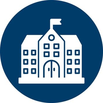 University Building Vector Icon