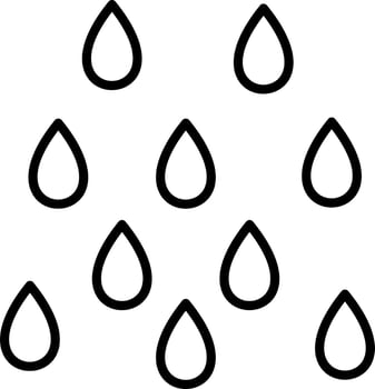 Rain Vector Icon