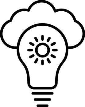 Cloud Idea Vector Icon