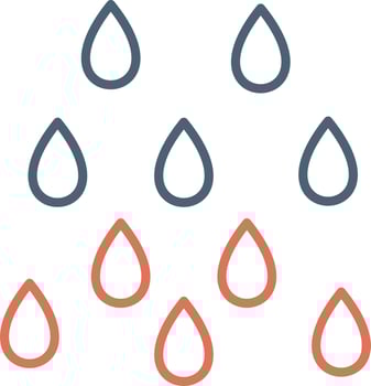 Rain Vector Icon