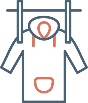 Wet Coat Vector Icon