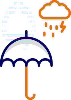 Umbrella Vector Icon