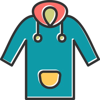 Raincoat Vector Icon