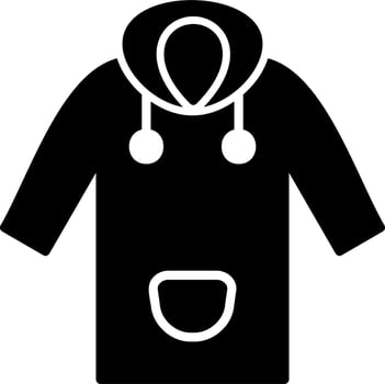 Raincoat Vector Icon