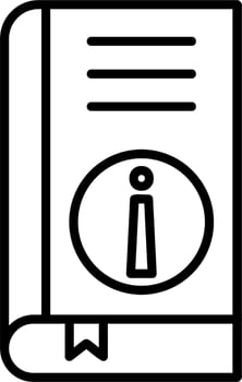 Book Information Vector Icon
