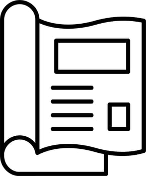 Magazine Vector Icon