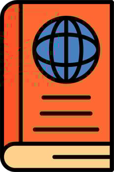World Book Vector Icon