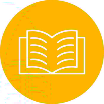 Open Book Vector Icon