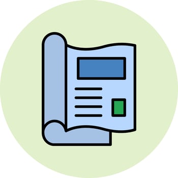 Magazine Vector Icon