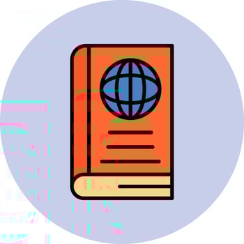 World Book Vector Icon