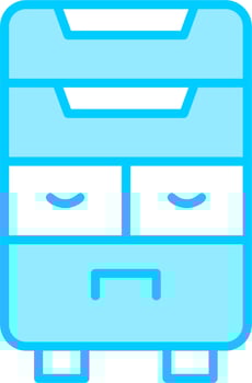 Drawers Vector Icon