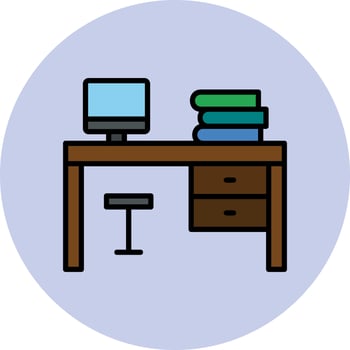 Desk Vector Icon