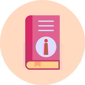 Book Information Vector Icon