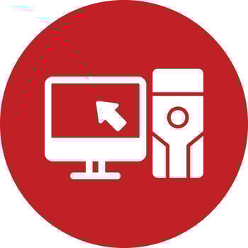 Computer Vector Icon
