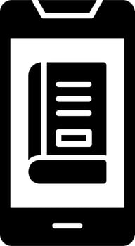 Online Book Order Vector Icon