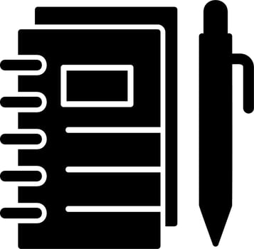 Notebook Vector Icon