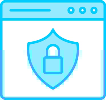 Web Security Vector Icon