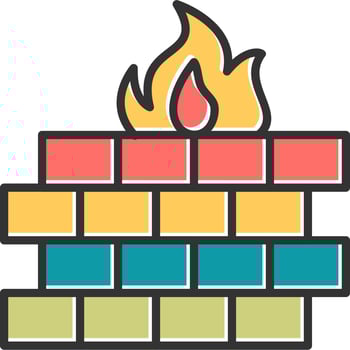 Firewall Vector Icon