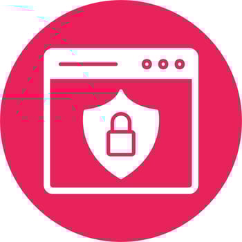Web Security Vector Icon