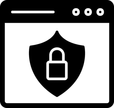 Web Security Vector Icon