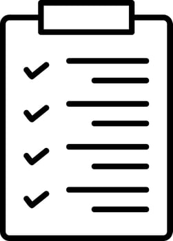Clipboard Vector Icon