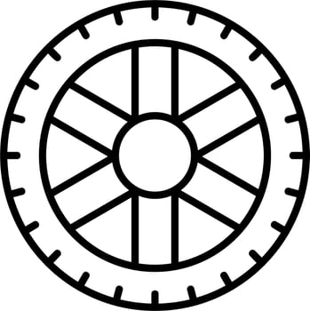 Tire Vector Icon