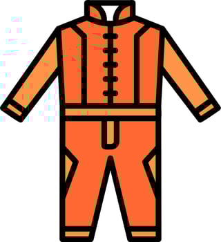 Race Suit Vector Icon