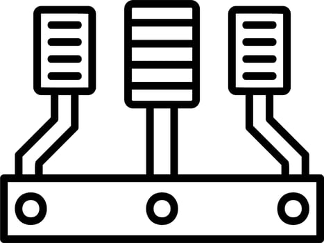 Car Accelerator Vector Icon